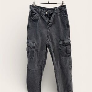 H&M Dark Gray Cargo Pants for Men